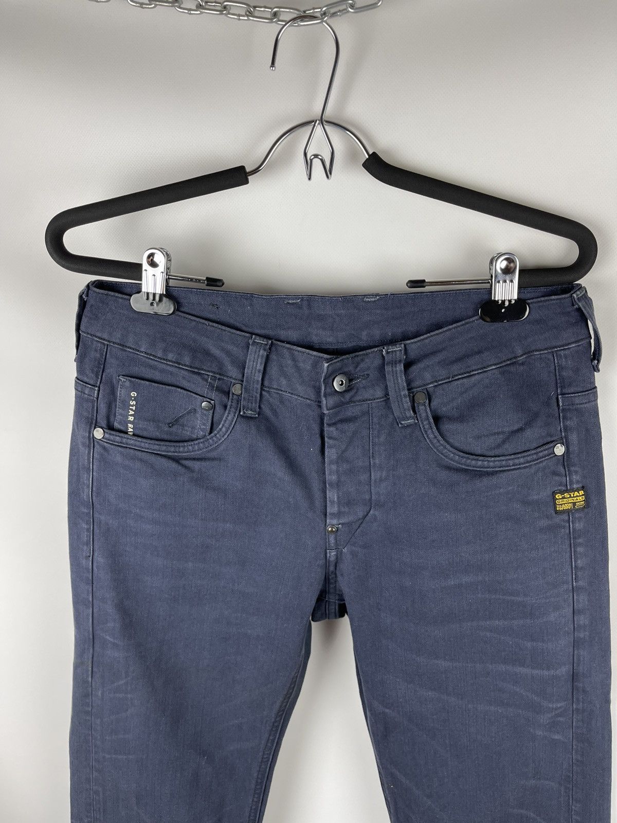 G-Star G-Star Raw Attacc Low Straight Coj blue denim jeans pants Size US 30 / EU 46 - 6 Thumbnail