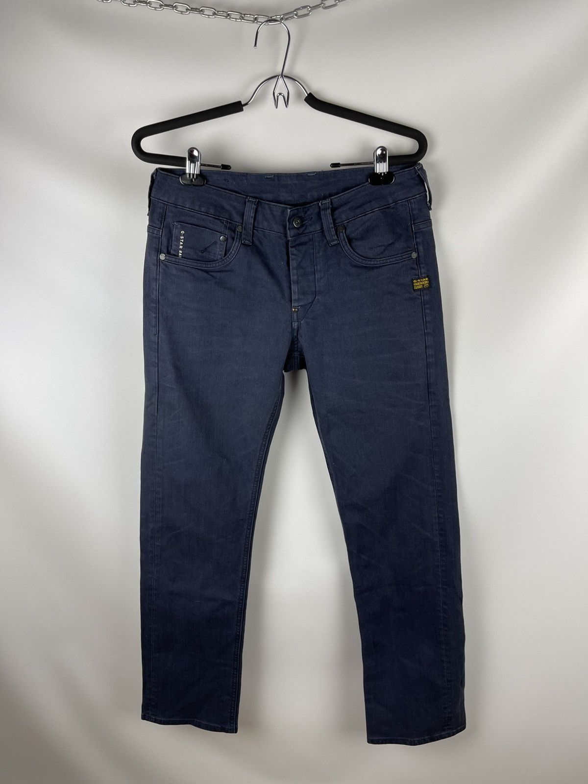 G-Star G-Star Raw Attacc Low Straight Coj blue denim jeans pants Size US 30 / EU 46 - 1 Thumbnail
