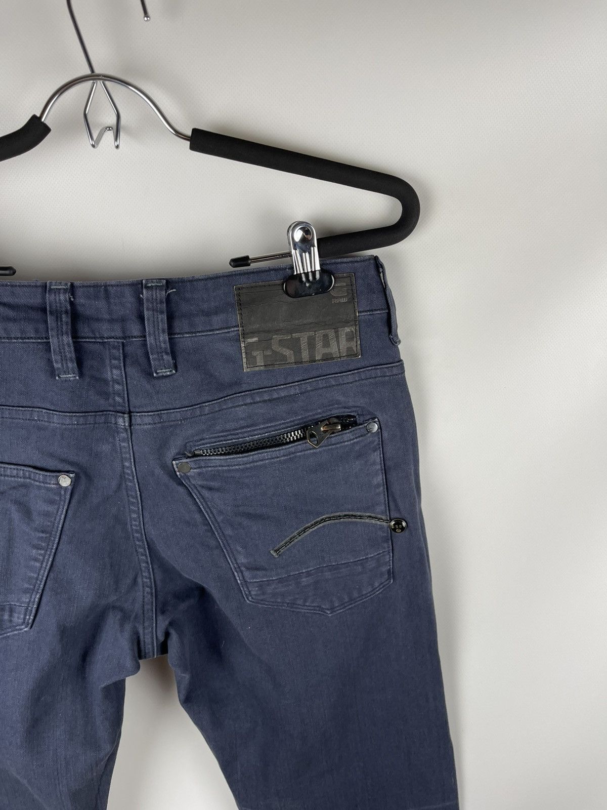 G-Star G-Star Raw Attacc Low Straight Coj blue denim jeans pants Size US 30 / EU 46 - 8 Thumbnail