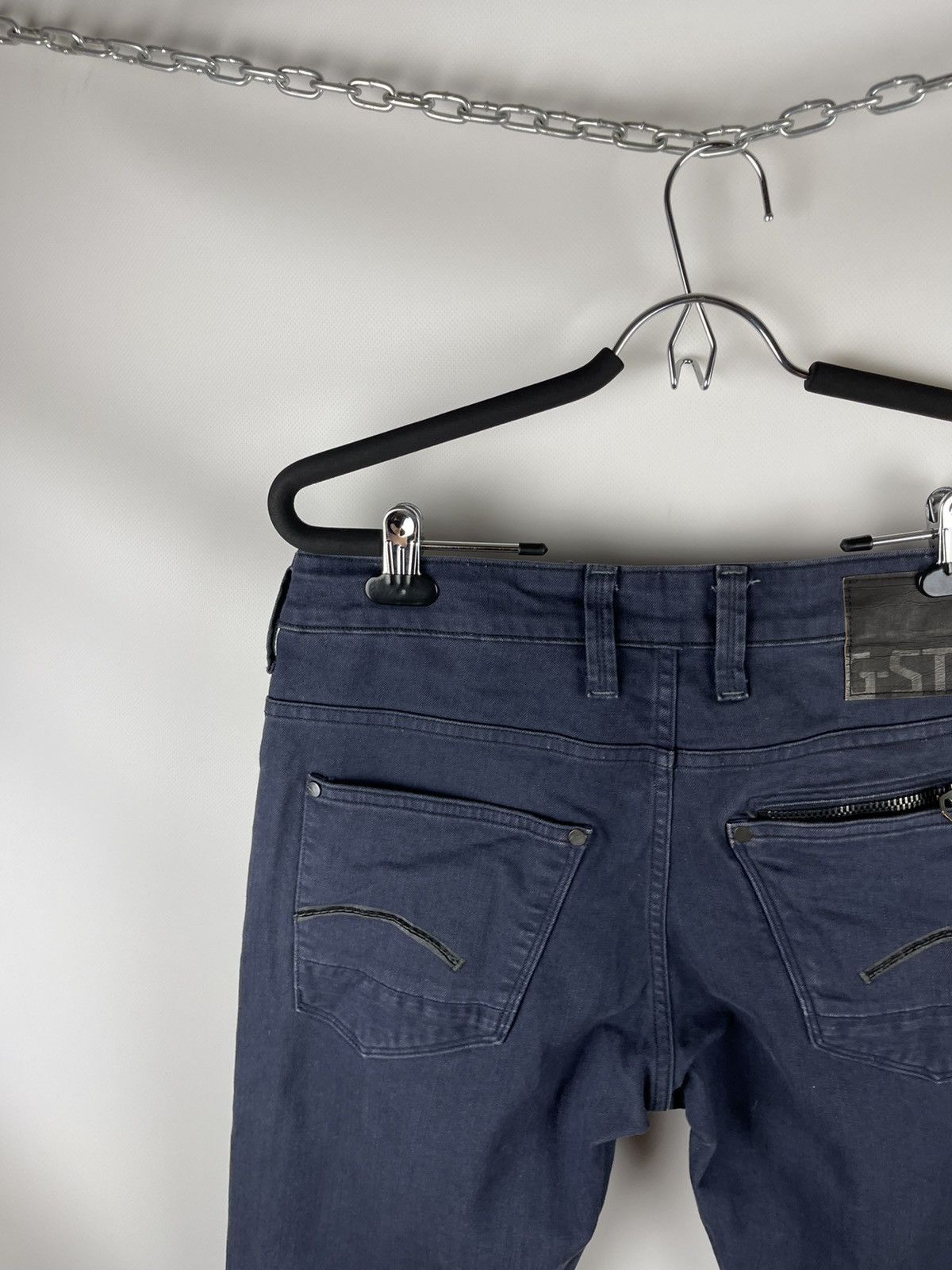 G-Star G-Star Raw Attacc Low Straight Coj blue denim jeans pants Size US 30 / EU 46 - 7 Thumbnail
