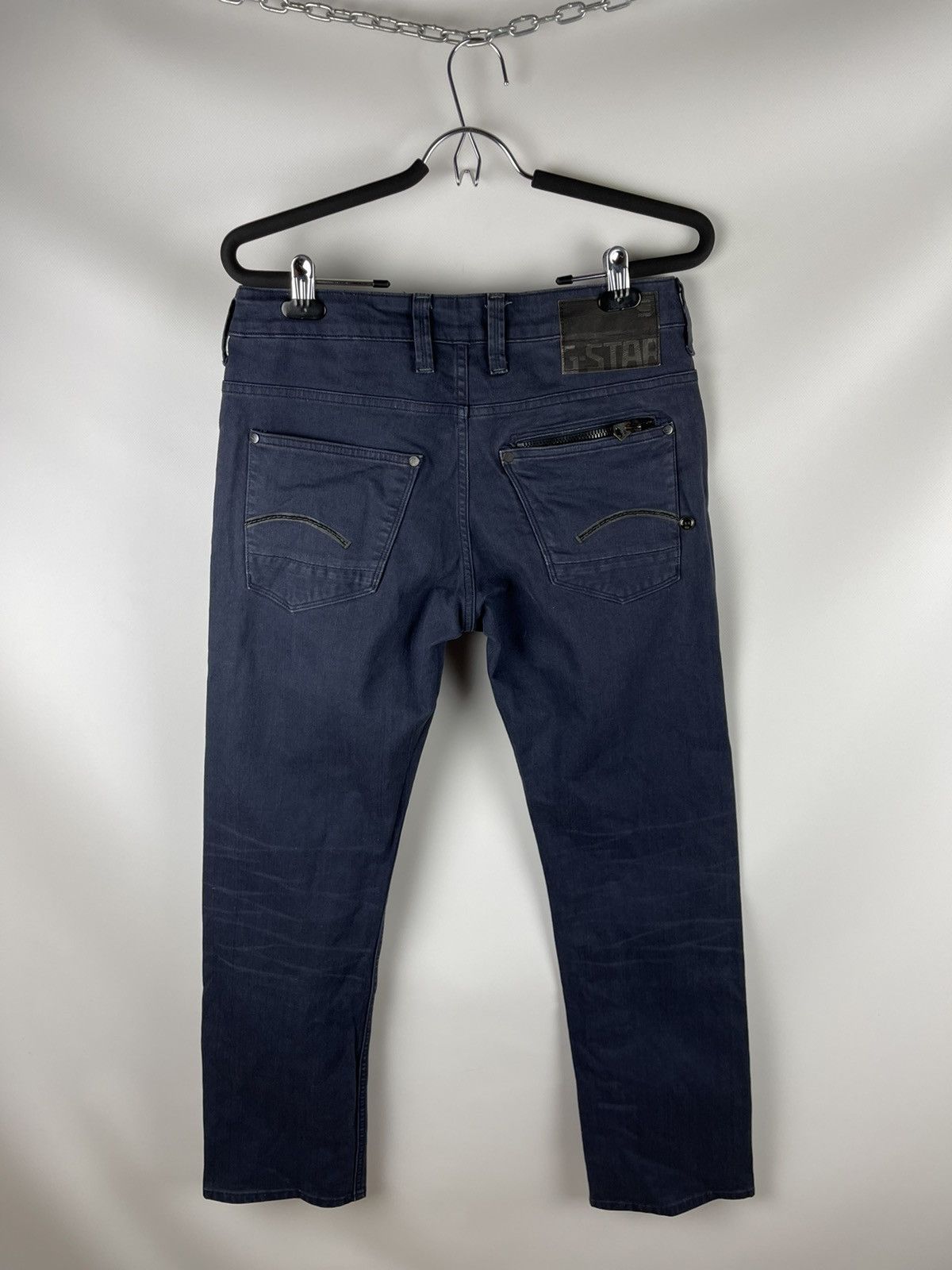 G-Star G-Star Raw Attacc Low Straight Coj blue denim jeans pants Size US 30 / EU 46 - 2 Thumbnail