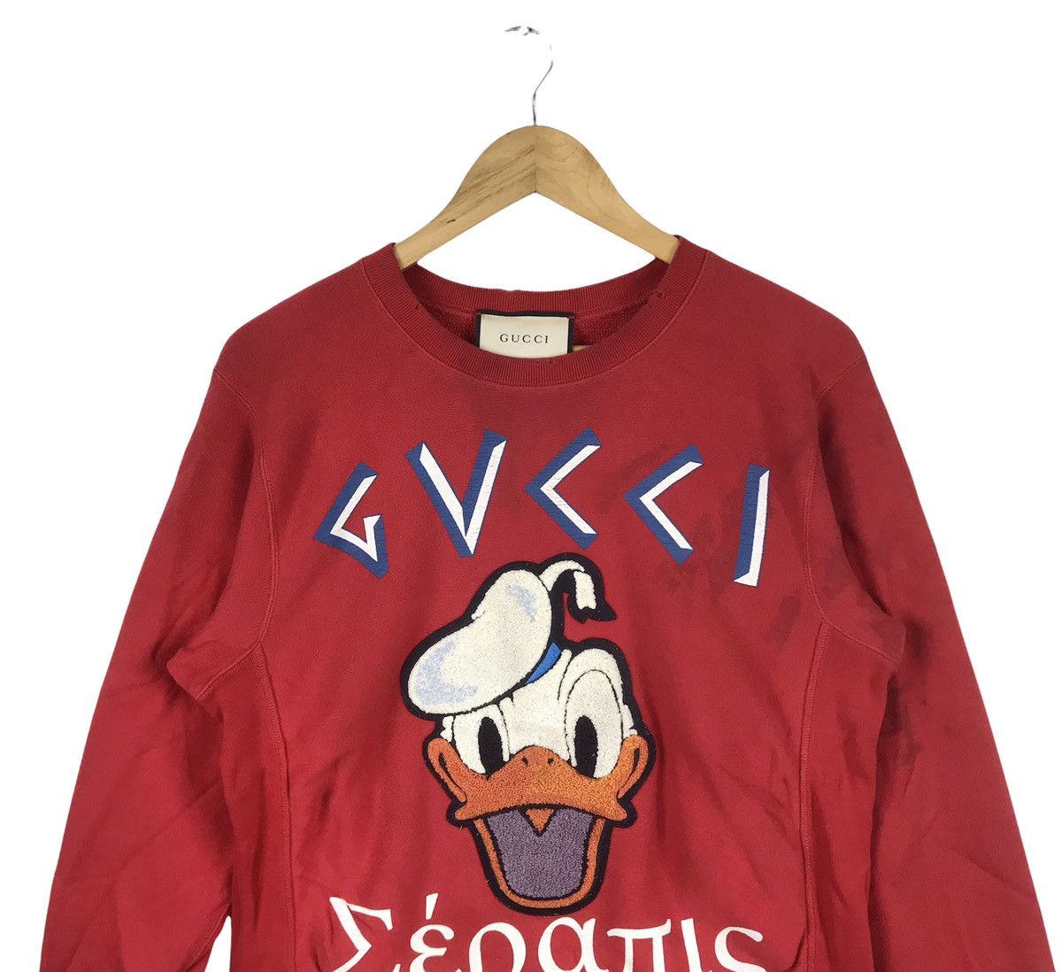 Disney × Gucci Distressed Gucci Disney Donald Duck Sweatshirt Size US XS / EU 42 / 0 - 3 Thumbnail