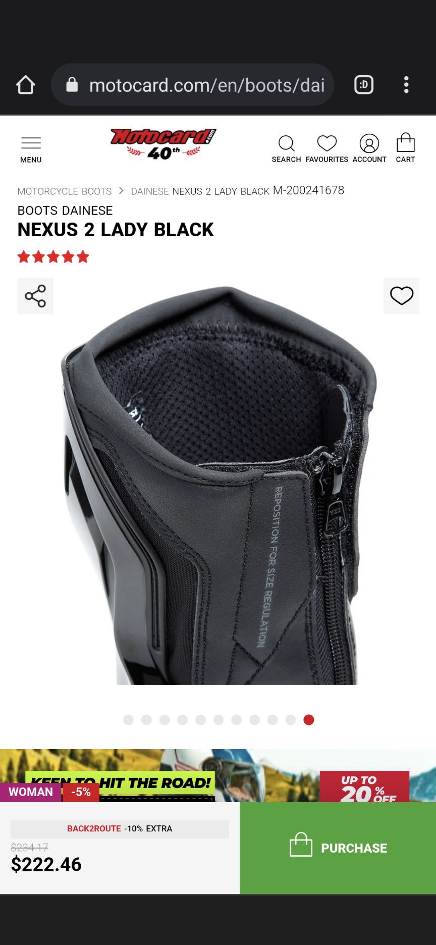 Dainese Dainese Nexus 2 Lady Boots Black | Grailed