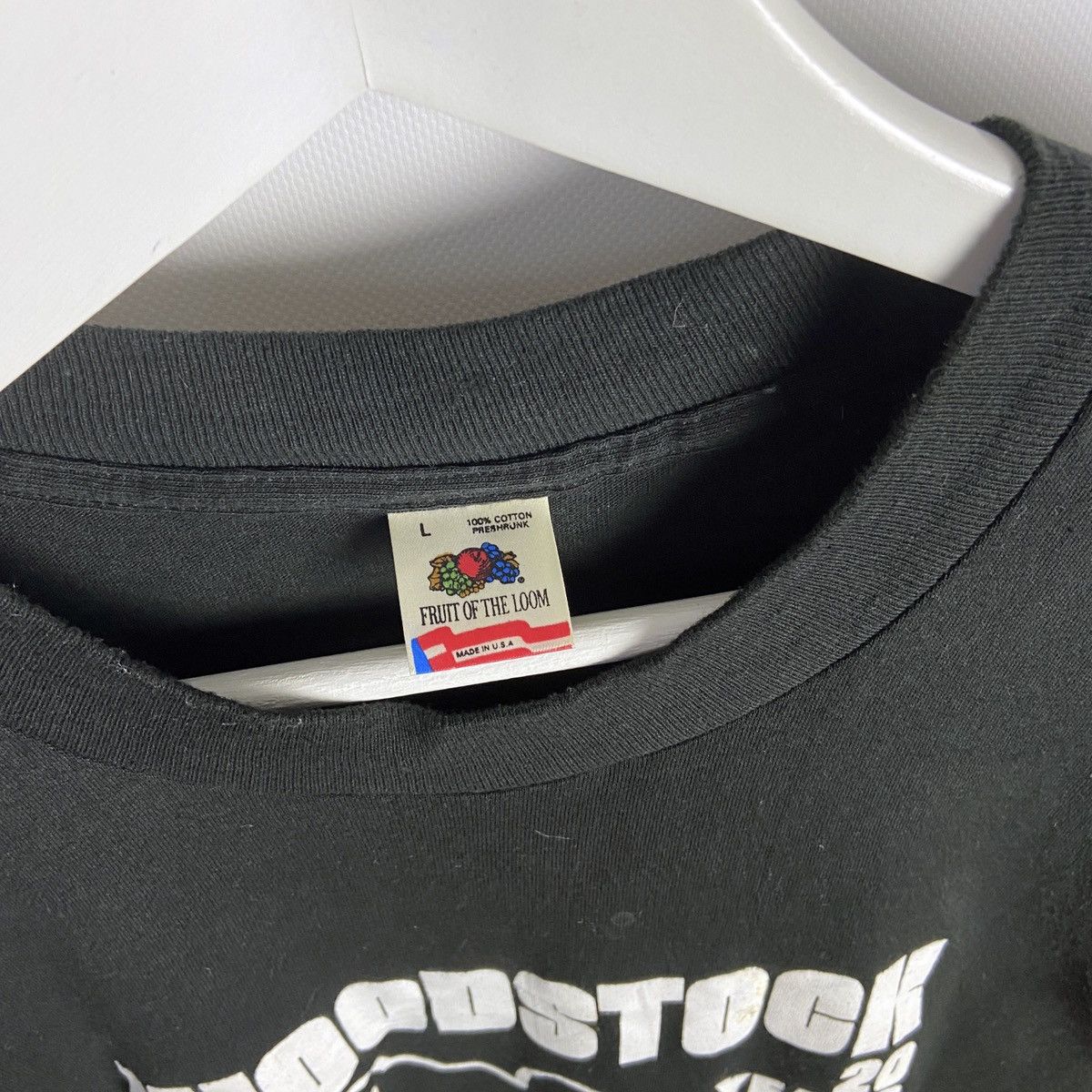 Band Tees Vintage 80s Woodstock 20 years after Single Festival tee Size US L / EU 52-54 / 3 - 4 Thumbnail