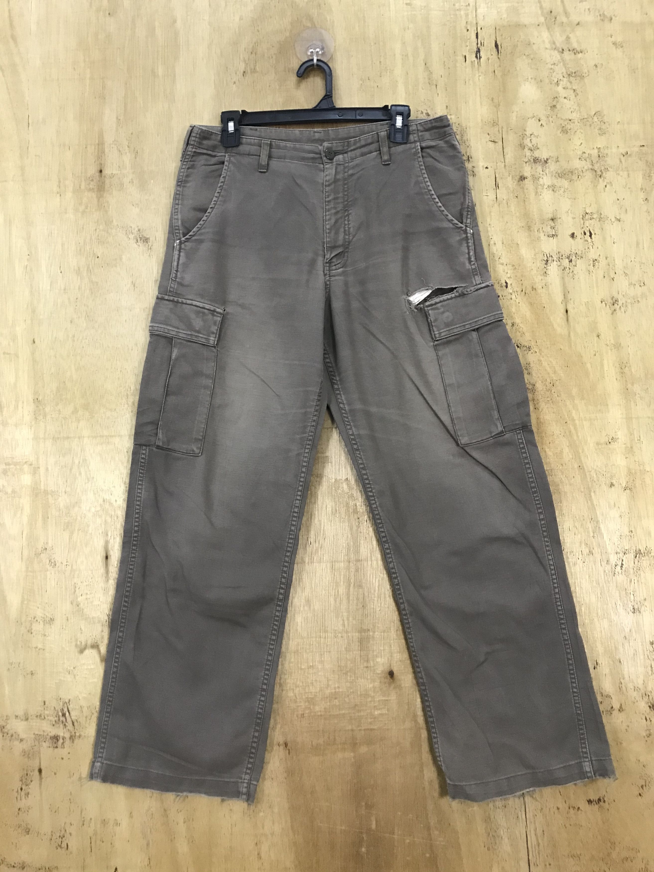 Carhartt Vintage Faded Cargo Pant Multipocket Distressed