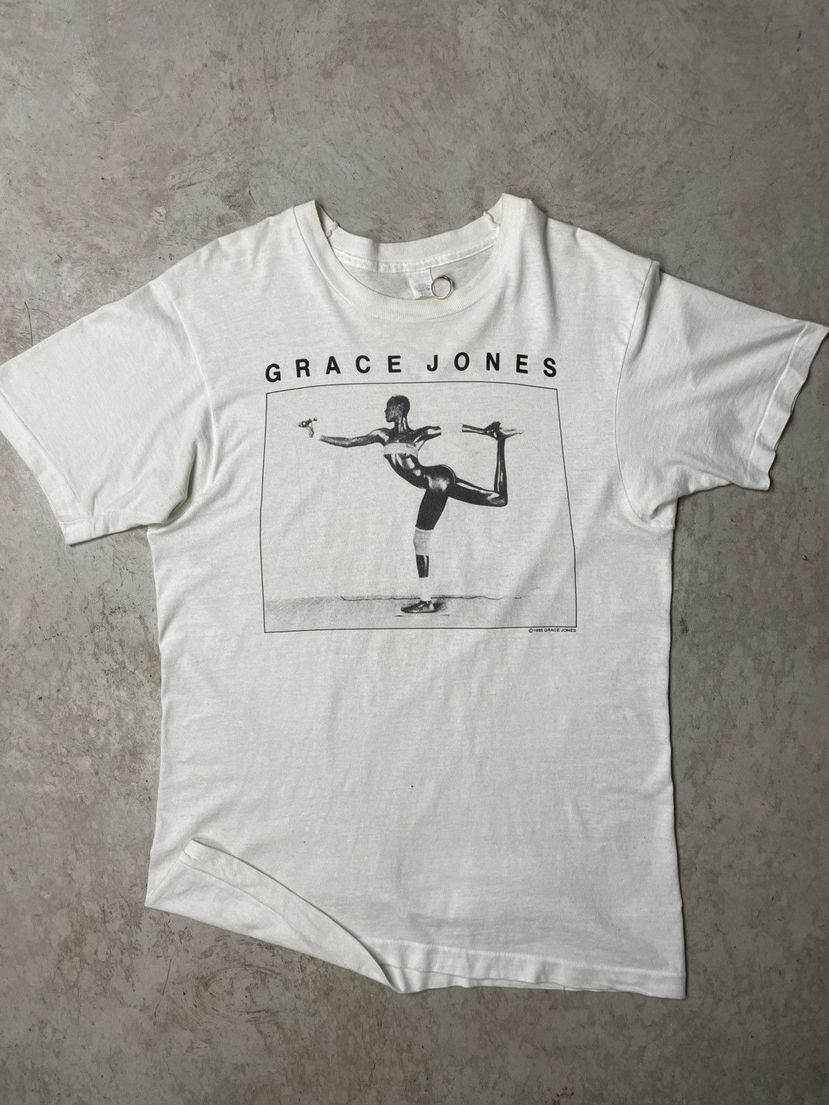 Vintage Vintage 1985 Grace Jones 'Island Life' T-Shirt | Grailed