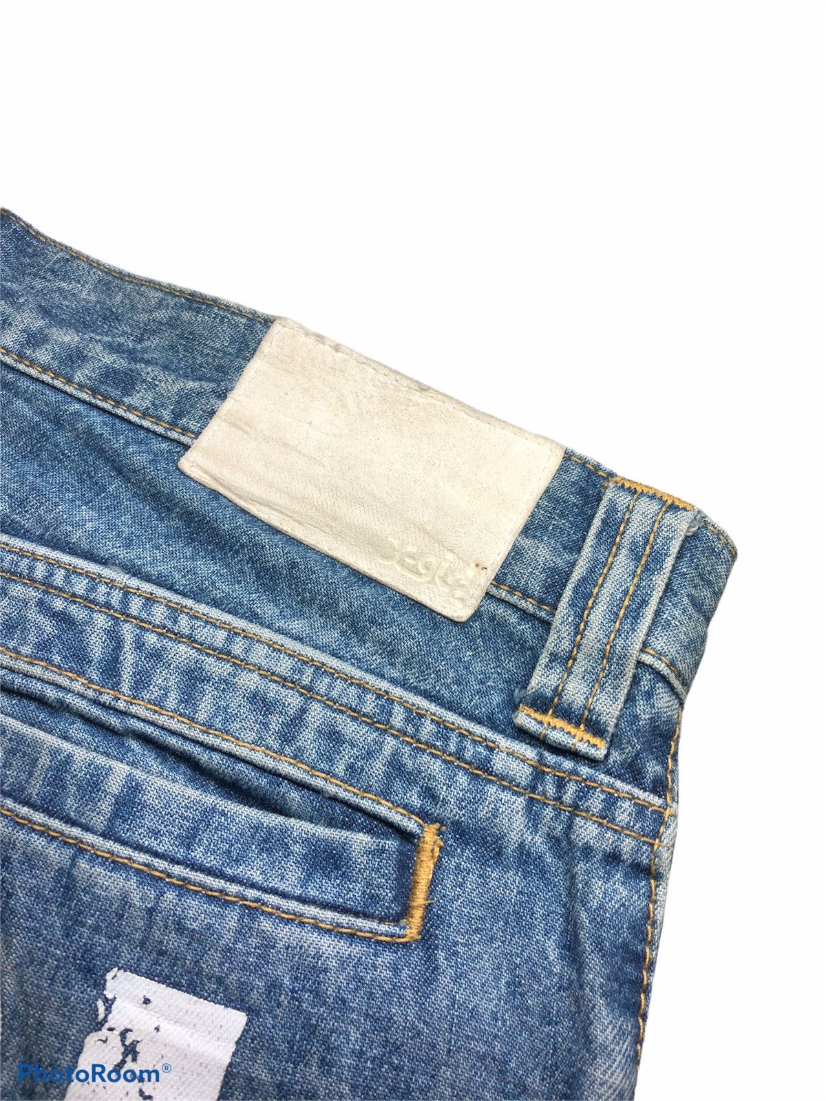 Hypebeast × Japanese Brand XGIRL SPELL OUT DENIM Size US 32 / EU 48 - 3 Thumbnail