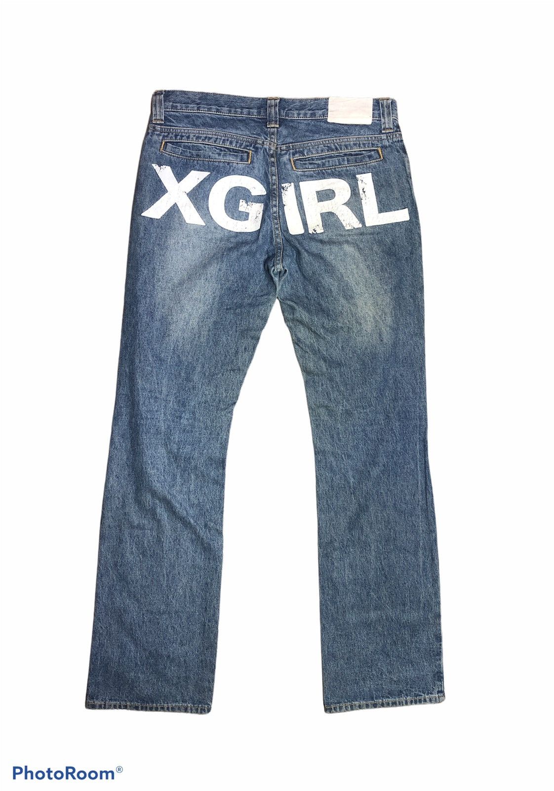 Hypebeast × Japanese Brand XGIRL SPELL OUT DENIM Size US 32 / EU 48 - 1 Thumbnail