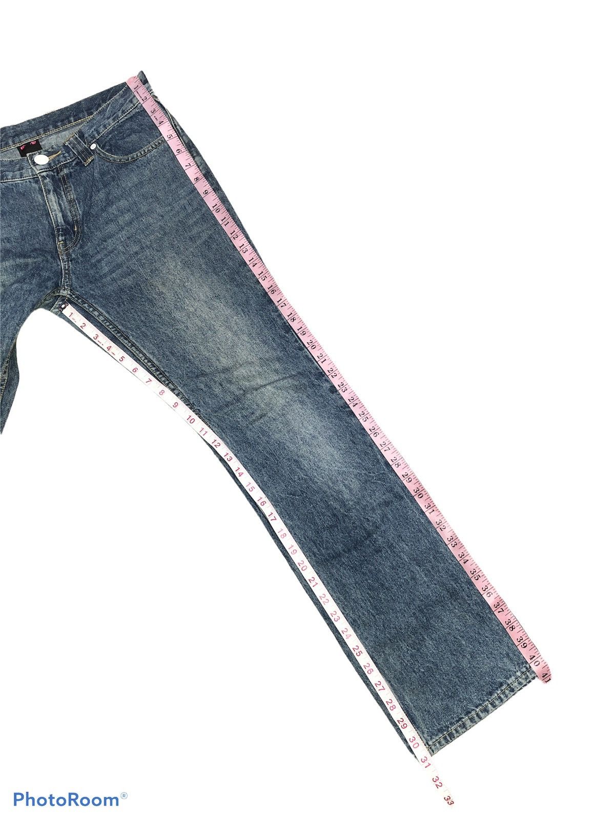 Hypebeast × Japanese Brand XGIRL SPELL OUT DENIM Size US 32 / EU 48 - 7 Thumbnail