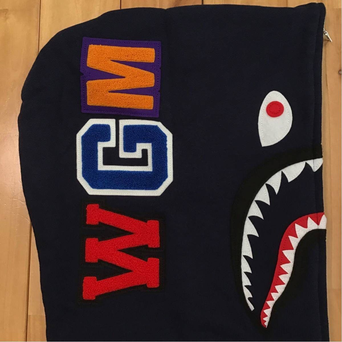 Bape 🔥2XL🔥 BAPE Shark full zip hoodie navy XXL Size US XXL / EU 58 / 5 - 3 Thumbnail