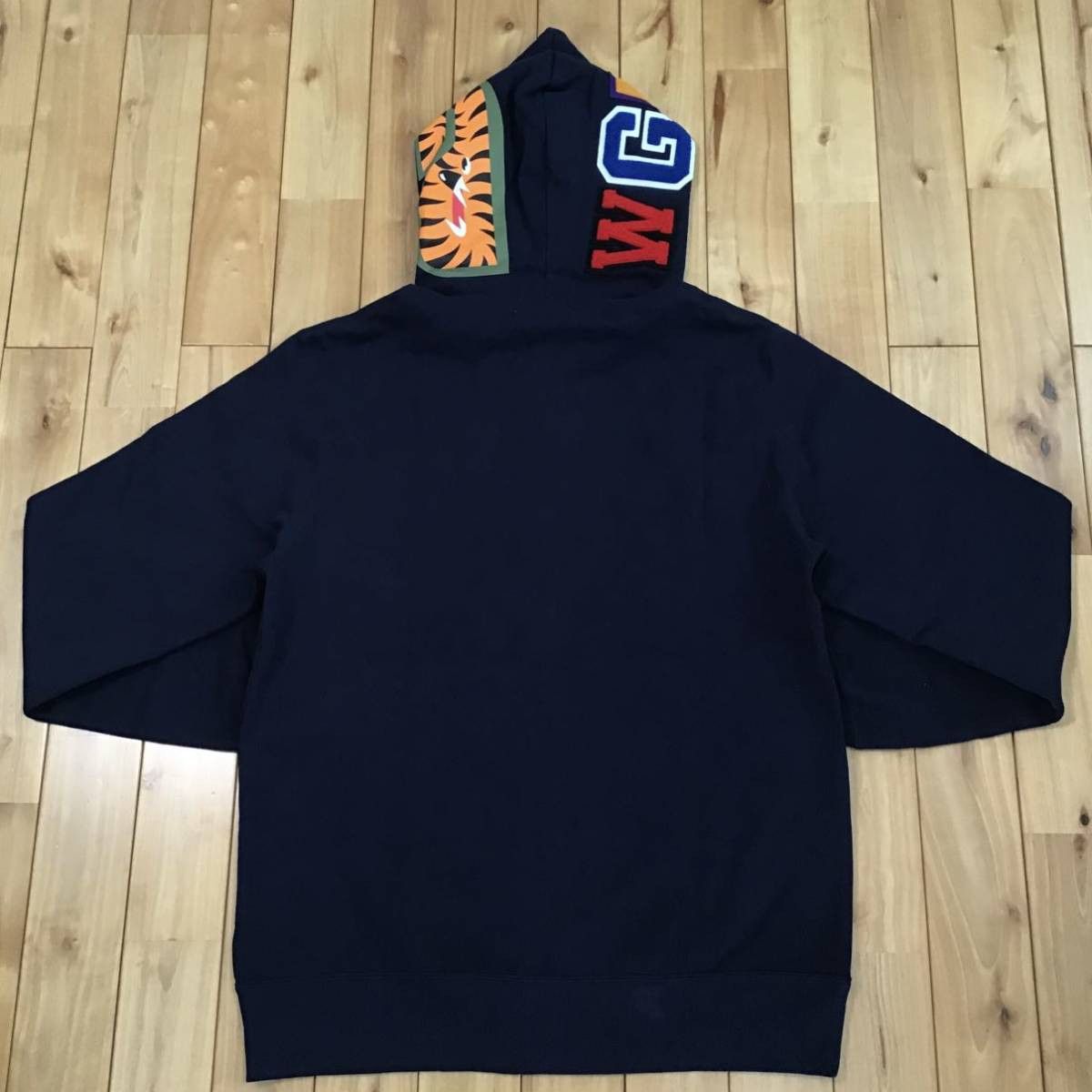 Bape 🔥2XL🔥 BAPE Shark full zip hoodie navy XXL Size US XXL / EU 58 / 5 - 5 Thumbnail