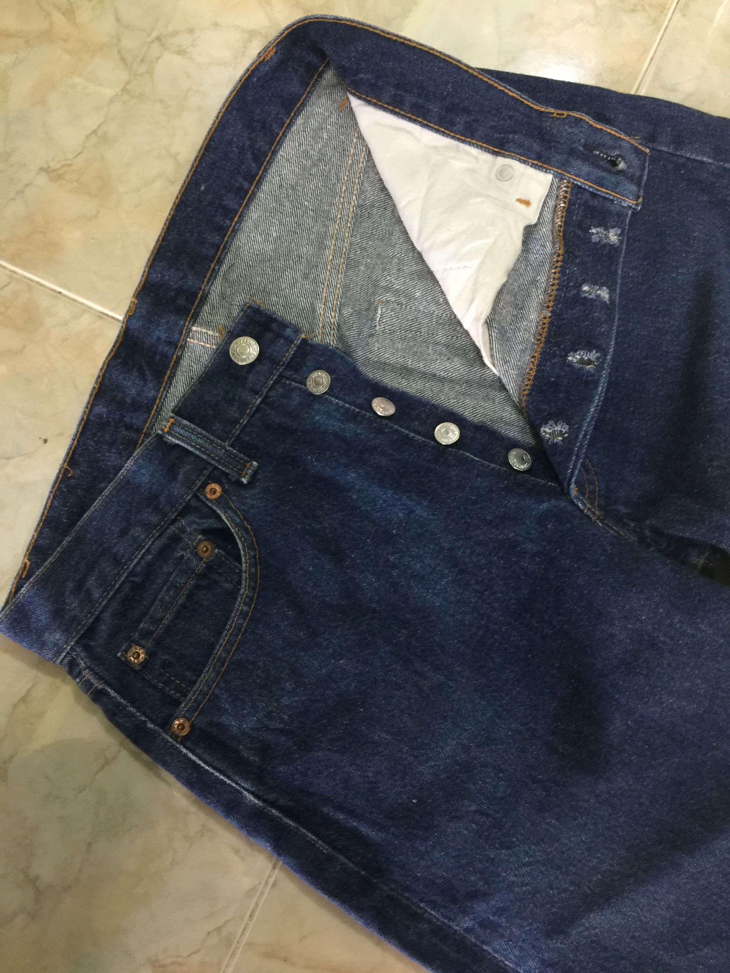 Levi's Vintage 90s Levis 501xx Button Fly Jeans Size US 29 - 10 Thumbnail