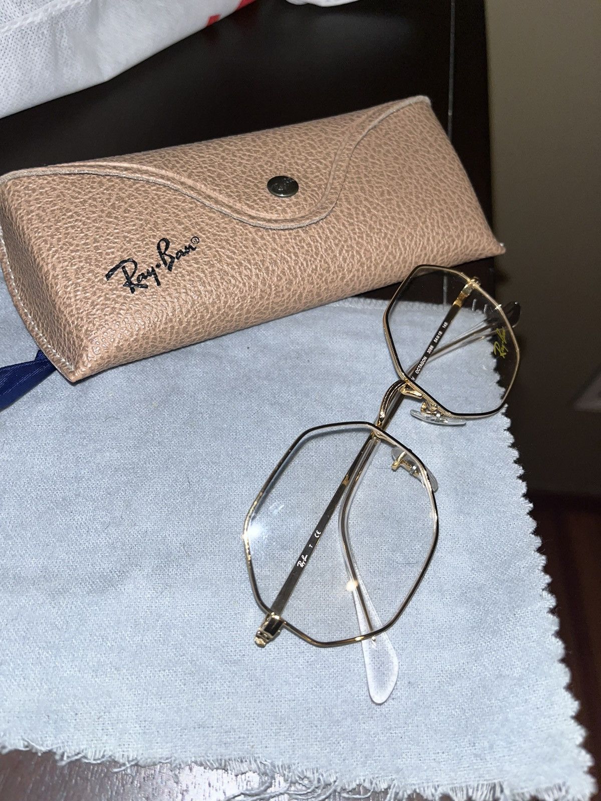 RayBan Ray ban Octagon 1972 clear hood frames sz 54/ 19 Size ONE SIZE - 1 Thumbnail