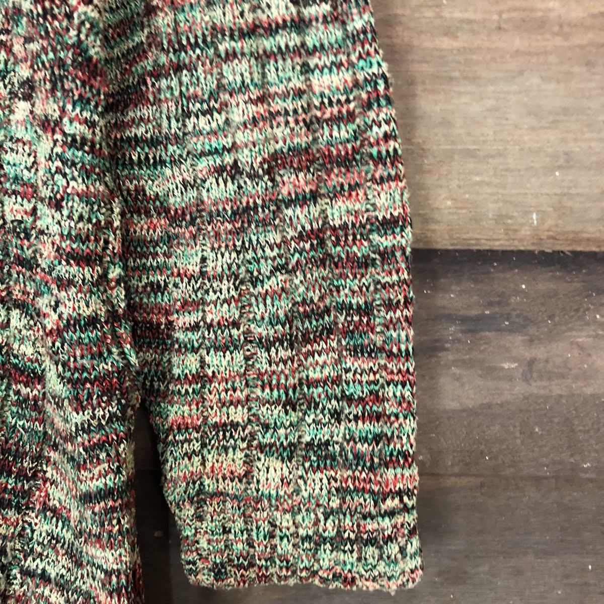 Homespun Knitwear DLL Deluxe Knitwear Multicolor rainbow cardigan japan #c688 Size US M / EU 48-50 / 2 - 4 Thumbnail