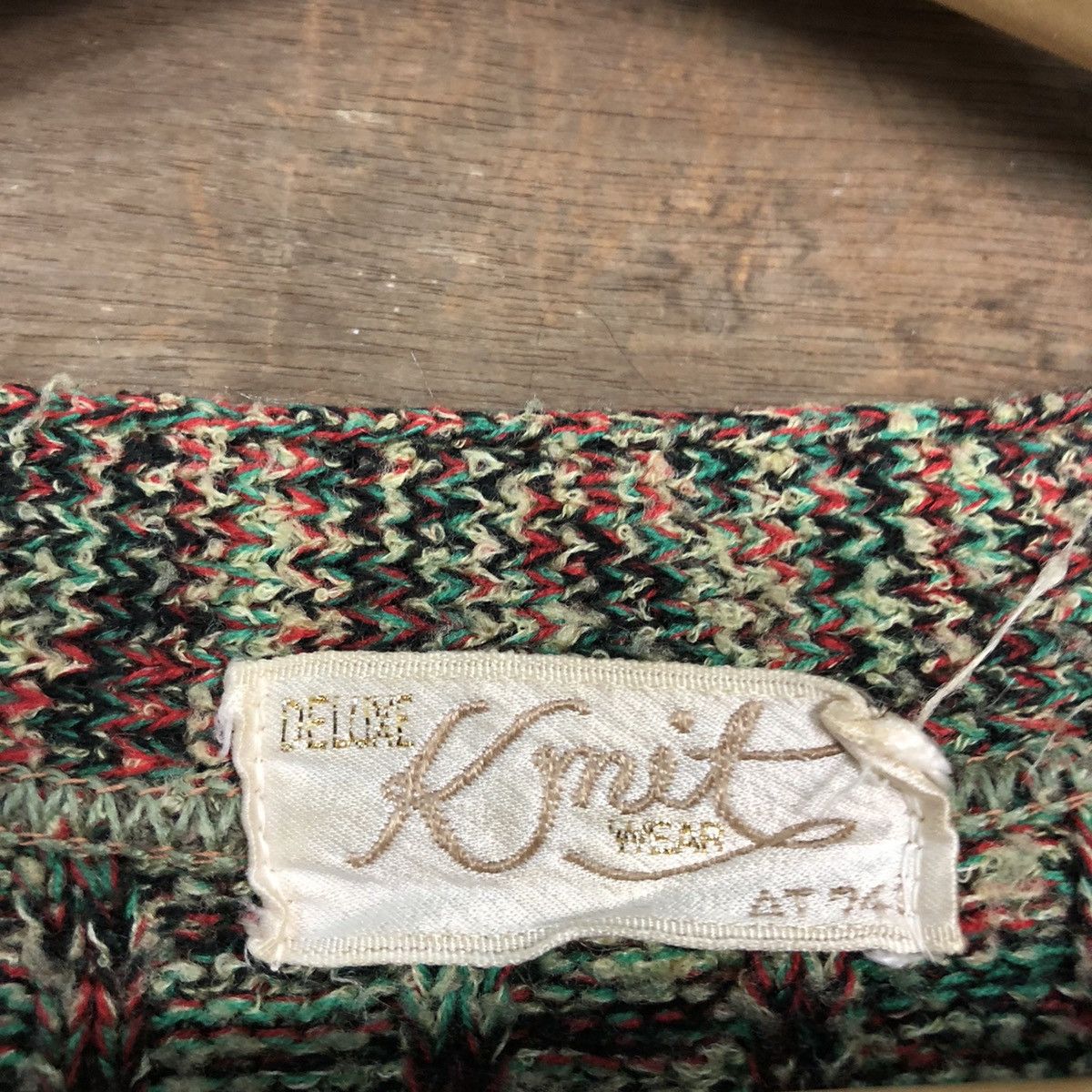 Homespun Knitwear DLL Deluxe Knitwear Multicolor rainbow cardigan japan #c688 Size US M / EU 48-50 / 2 - 10 Thumbnail