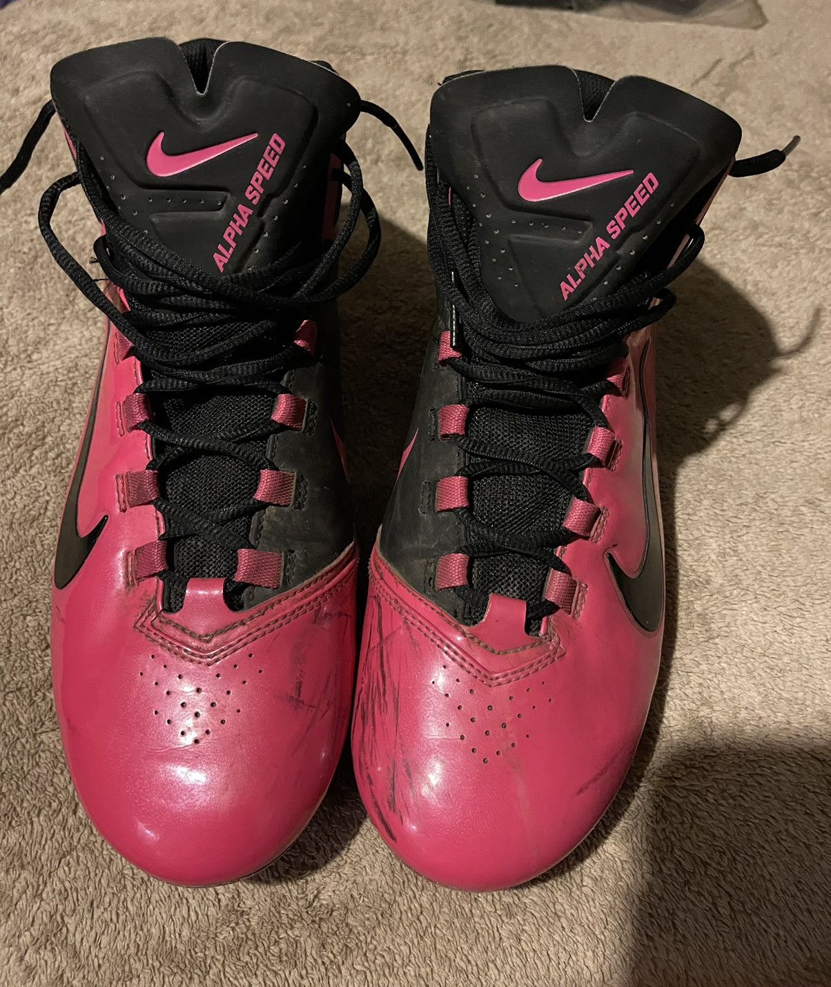 Nike Nike Alpha Speed Men’s Football Cleat Pink US Size 13 Size US 13 / EU 46 - 3 Thumbnail