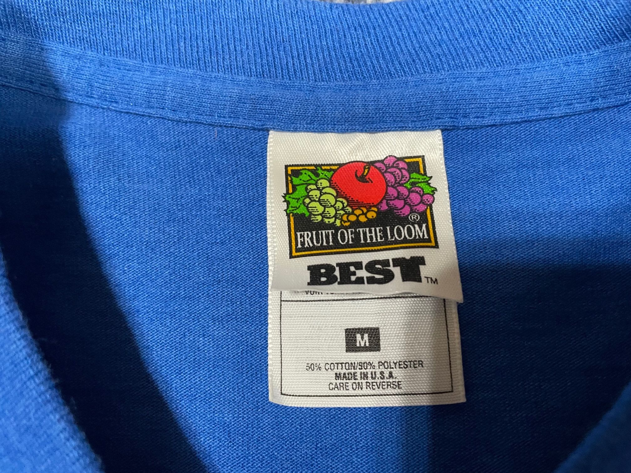 Vintage Winter run blue long sleeve t shirt penguin made in usa Size US M / EU 48-50 / 2 - 2 Thumbnail