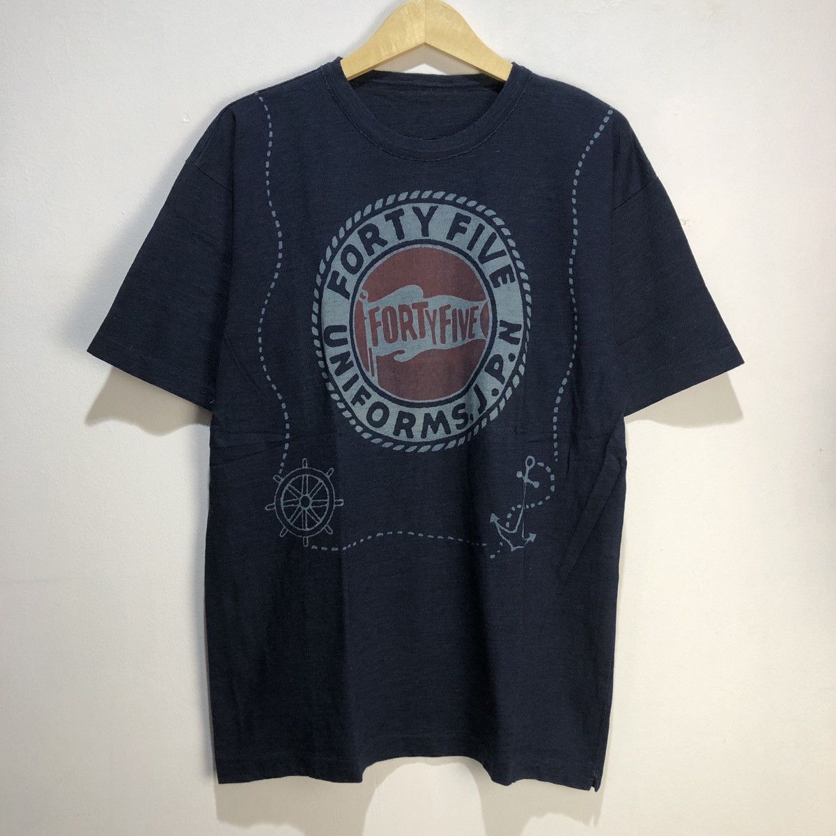 45rpm 45rpm Studio Indigo T-Shirt Size US L / EU 52-54 / 3 - 1 Thumbnail