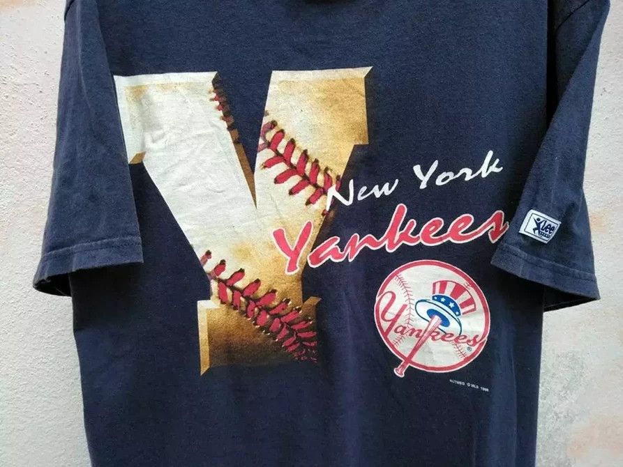 Lee 🔥 90s NEW YORK YANKEES NY Size US L / EU 52-54 / 3 - 4 Thumbnail