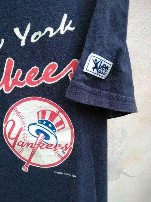 Lee 🔥 90s NEW YORK YANKEES NY Size US L / EU 52-54 / 3 - 2 Thumbnail