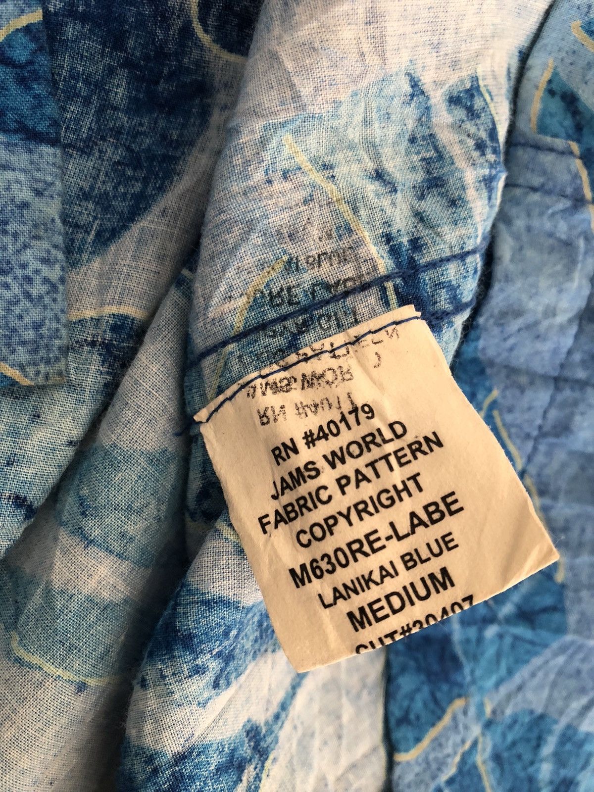 Jams World Vintage Jams World 100% Rayon Blue Hawaiian Shirt Size US M / EU 48-50 / 2 - 18 Thumbnail