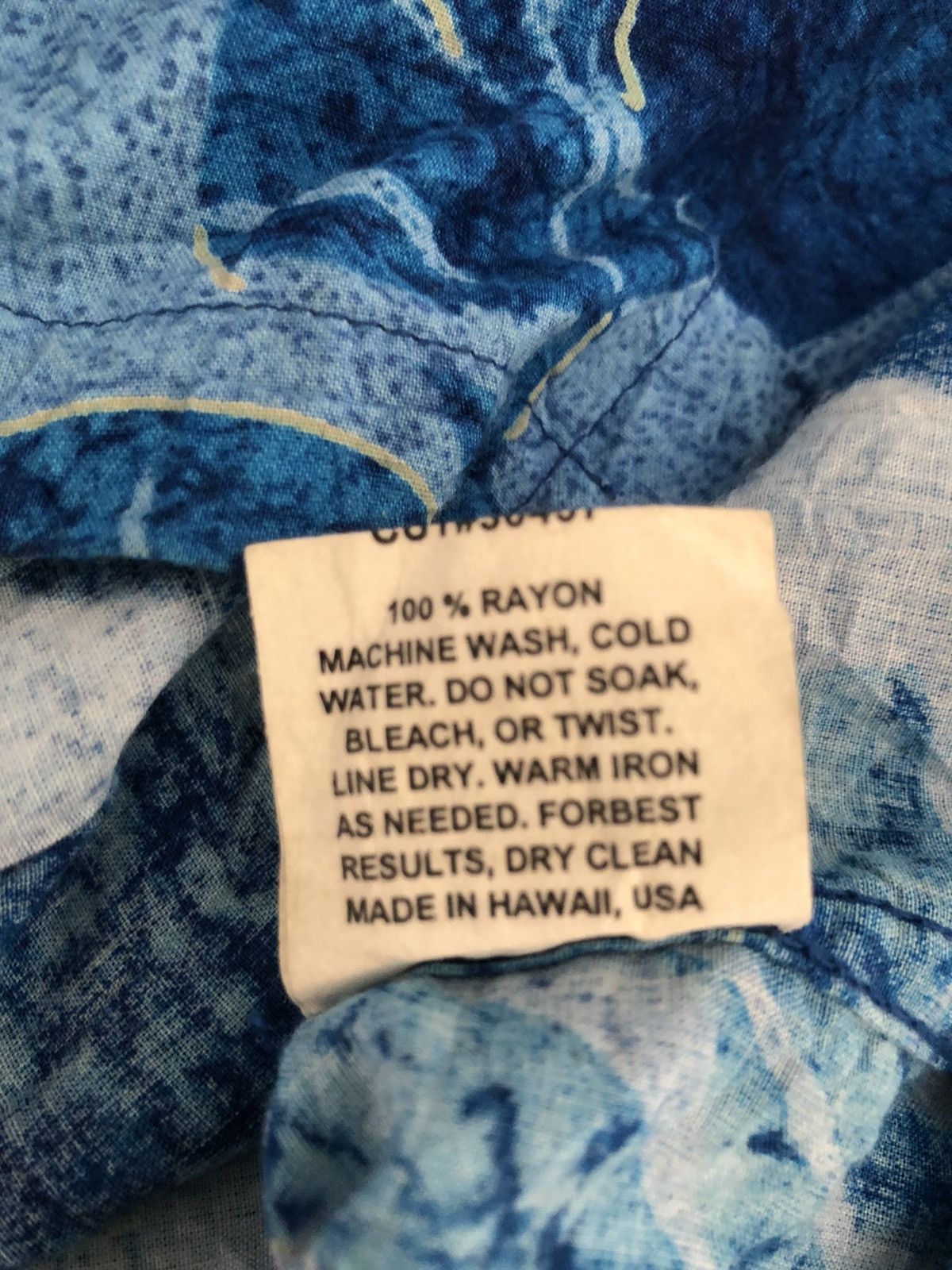 Jams World Vintage Jams World 100% Rayon Blue Hawaiian Shirt Size US M / EU 48-50 / 2 - 19 Thumbnail