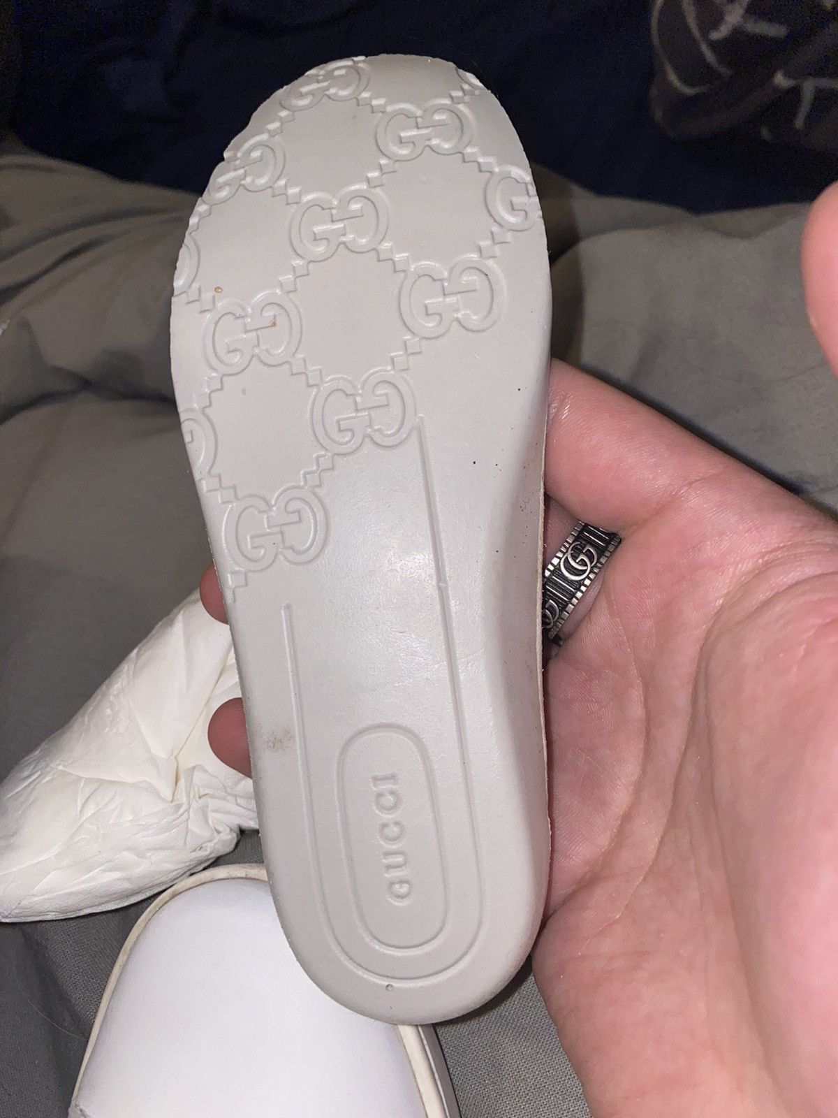 Gucci Gucci Toddler Leather Sneaker Size US 9 / EU 42 - 8 Thumbnail