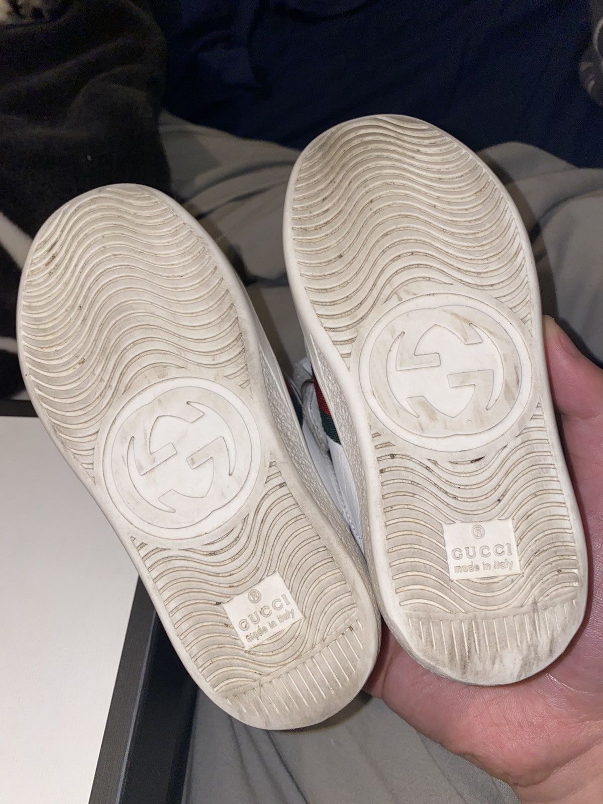 Gucci Gucci Toddler Leather Sneaker Size US 9 / EU 42 - 13 Thumbnail