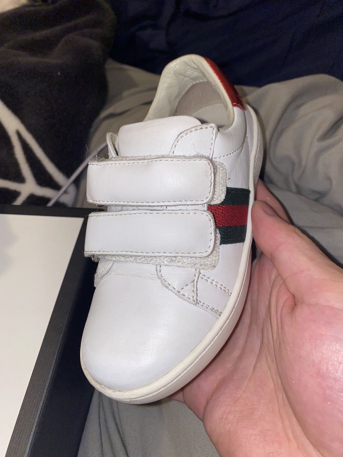Gucci Gucci Toddler Leather Sneaker Size US 9 / EU 42 - 4 Thumbnail