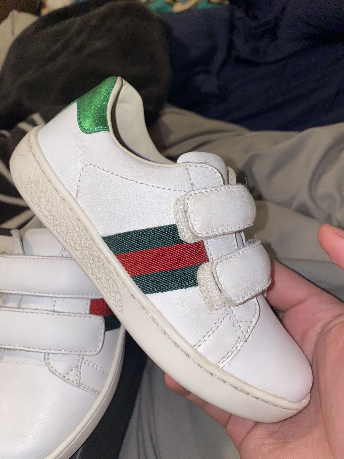 Gucci Gucci Toddler Leather Sneaker Size US 9 / EU 42 - 5 Thumbnail
