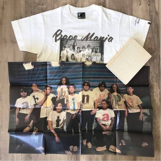 Bape RARE Vintage 1999 Bape Mania Hong Kong Grand Opening Tees Size US S / EU 44-46 / 1 - 13 Thumbnail