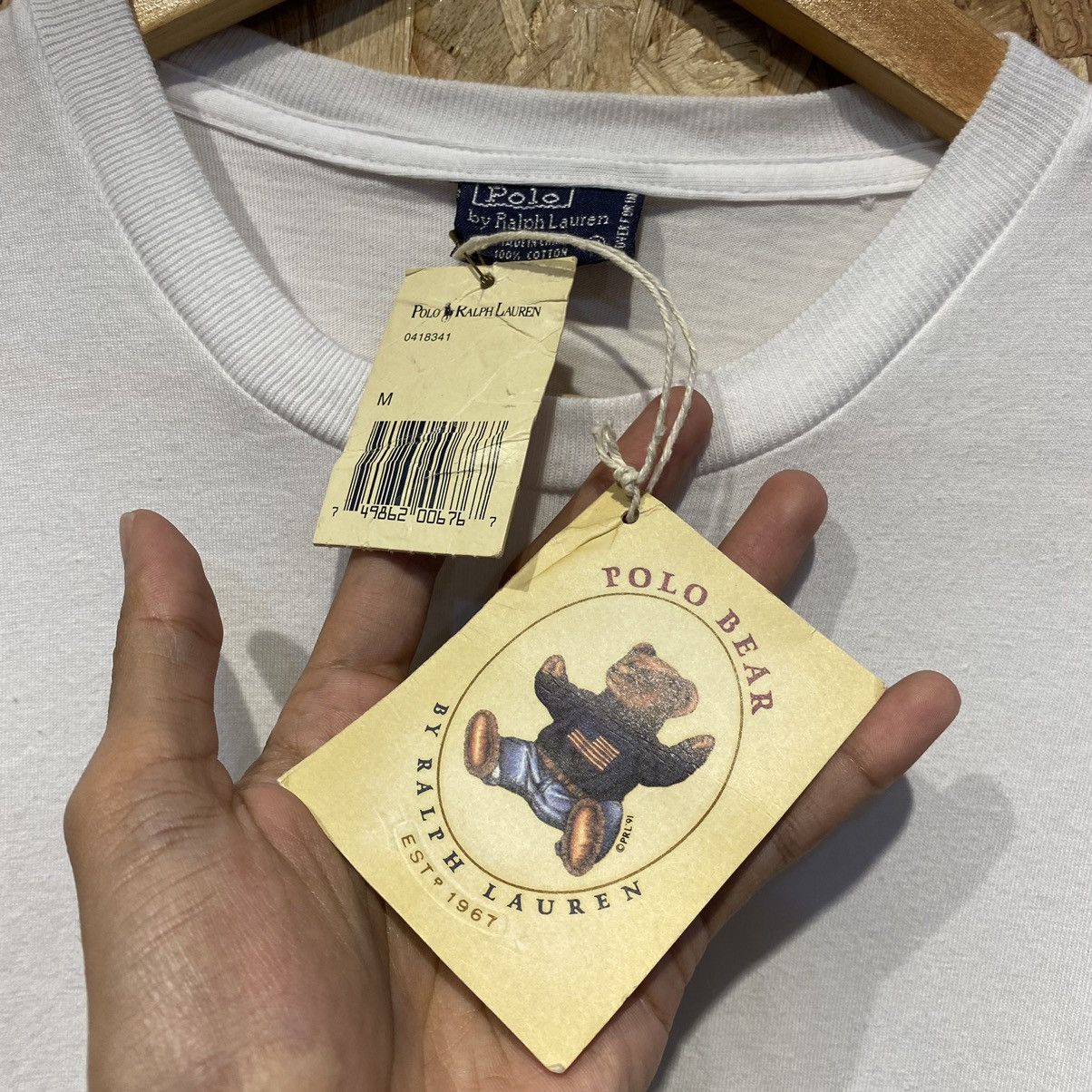 Polo Ralph Lauren × Vintage VINTAGE DEADSTOCK‼️Polo Bear By Ralph Lauren T-Shirt Size US L / EU 52-54 / 3 - 4 Thumbnail