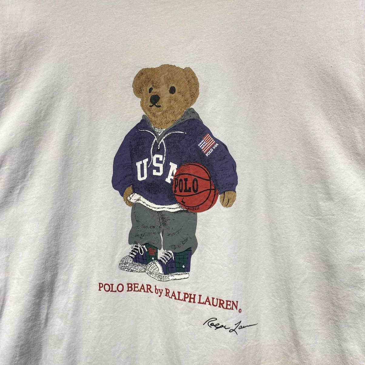Polo Ralph Lauren × Vintage VINTAGE DEADSTOCK‼️Polo Bear By Ralph Lauren T-Shirt Size US L / EU 52-54 / 3 - 6 Thumbnail
