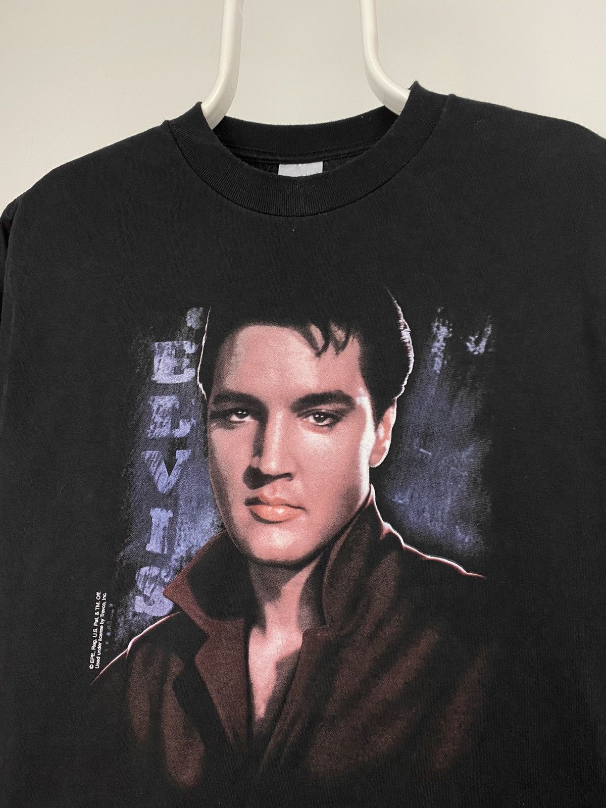 AAA × Band Tees × Vintage Elvis Presley vintage black T-shirt AAA 2000s Size US M / EU 48-50 / 2 - 2 Thumbnail