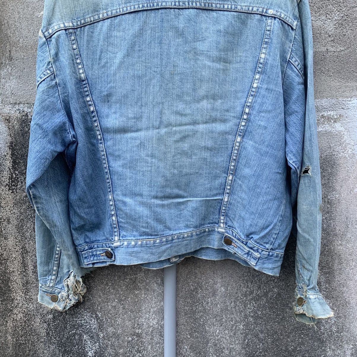Vintage DESTROYED🔥Vintage 80’s Mavericks Denim Trucker Jacket Size US M / EU 48-50 / 2 - 13 Thumbnail