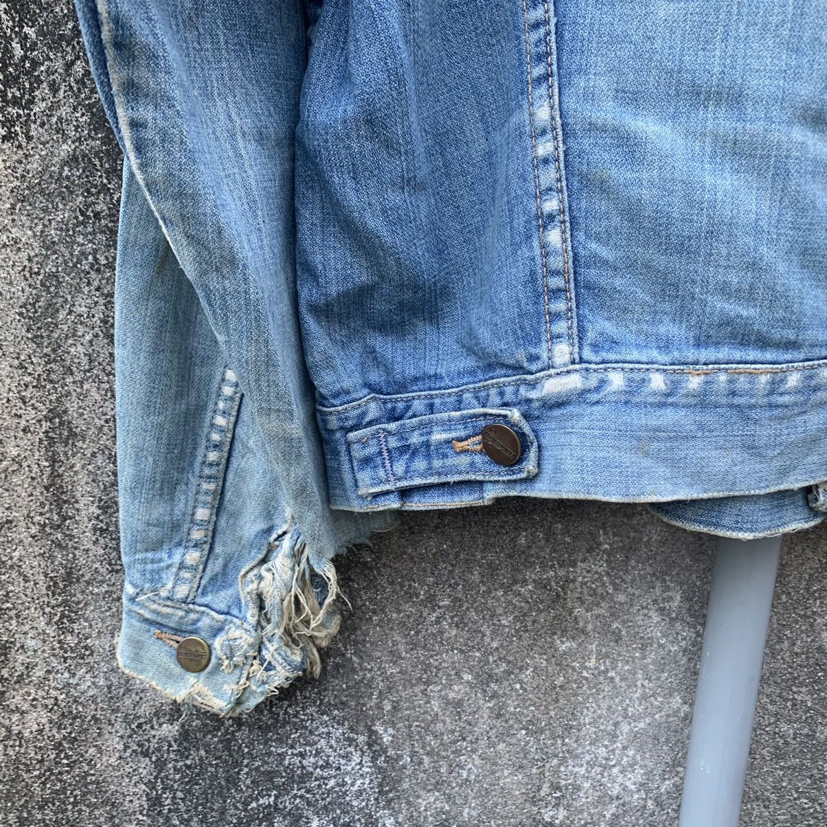 Vintage DESTROYED🔥Vintage 80’s Mavericks Denim Trucker Jacket Size US M / EU 48-50 / 2 - 14 Thumbnail