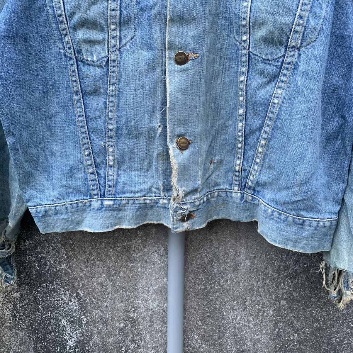 Vintage DESTROYED🔥Vintage 80’s Mavericks Denim Trucker Jacket Size US M / EU 48-50 / 2 - 7 Thumbnail