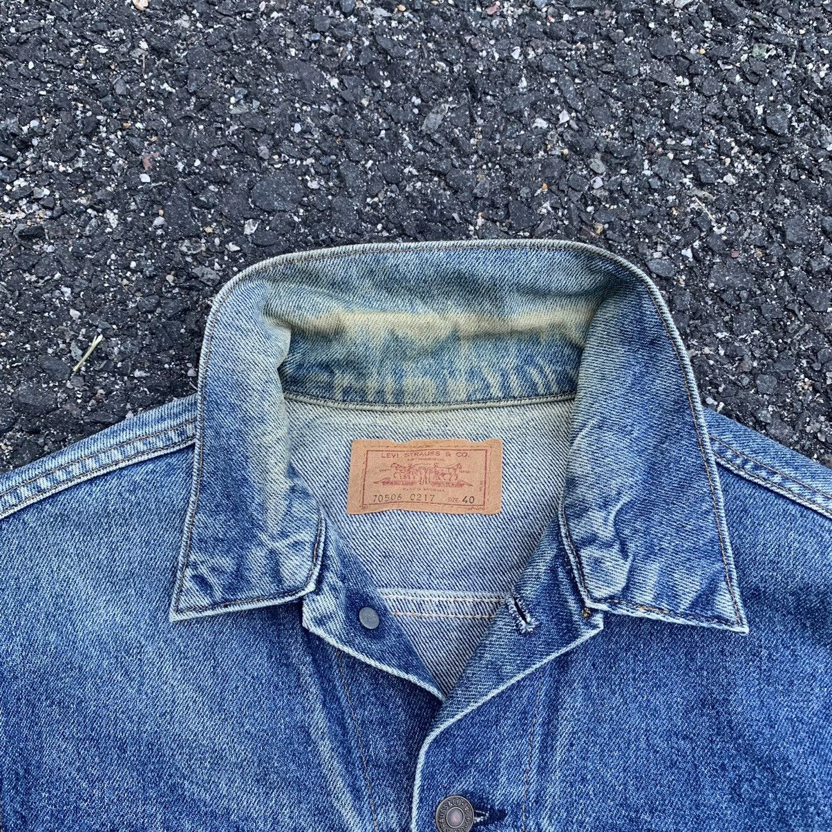 Levi's × Levi's Vintage Clothing × Vintage Vintage 1980’s Vintage LEVI’S Denim Trucker Jacket Size US M / EU 48-50 / 2 - 12 Thumbnail