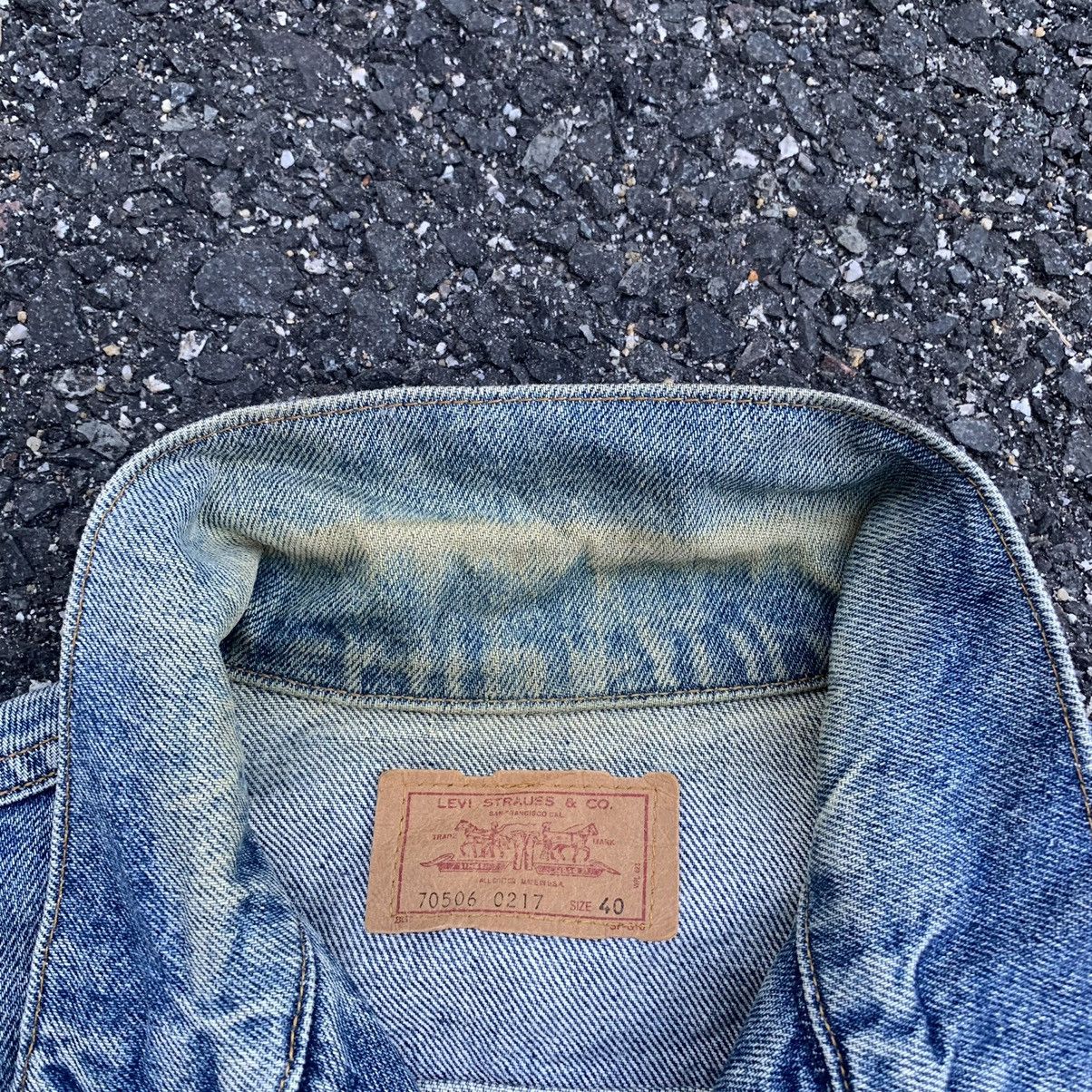Levi's × Levi's Vintage Clothing × Vintage Vintage 1980’s Vintage LEVI’S Denim Trucker Jacket Size US M / EU 48-50 / 2 - 13 Thumbnail