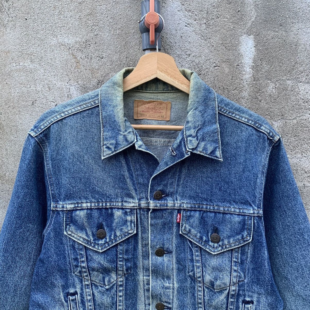 Levi's × Levi's Vintage Clothing × Vintage Vintage 1980’s Vintage LEVI’S Denim Trucker Jacket Size US M / EU 48-50 / 2 - 2 Thumbnail