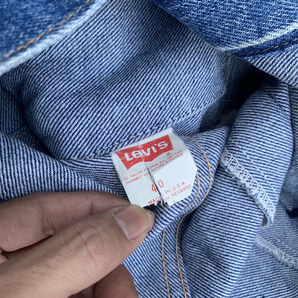 Levi's × Levi's Vintage Clothing × Vintage Vintage 1980’s Vintage LEVI’S Denim Trucker Jacket Size US M / EU 48-50 / 2 - 14 Thumbnail