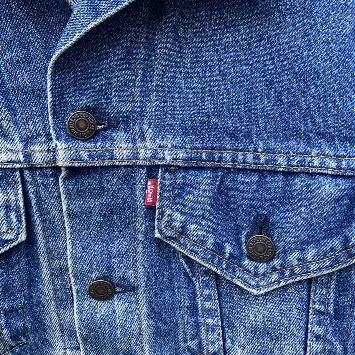 Levi's × Levi's Vintage Clothing × Vintage Vintage 1980’s Vintage LEVI’S Denim Trucker Jacket Size US M / EU 48-50 / 2 - 4 Thumbnail
