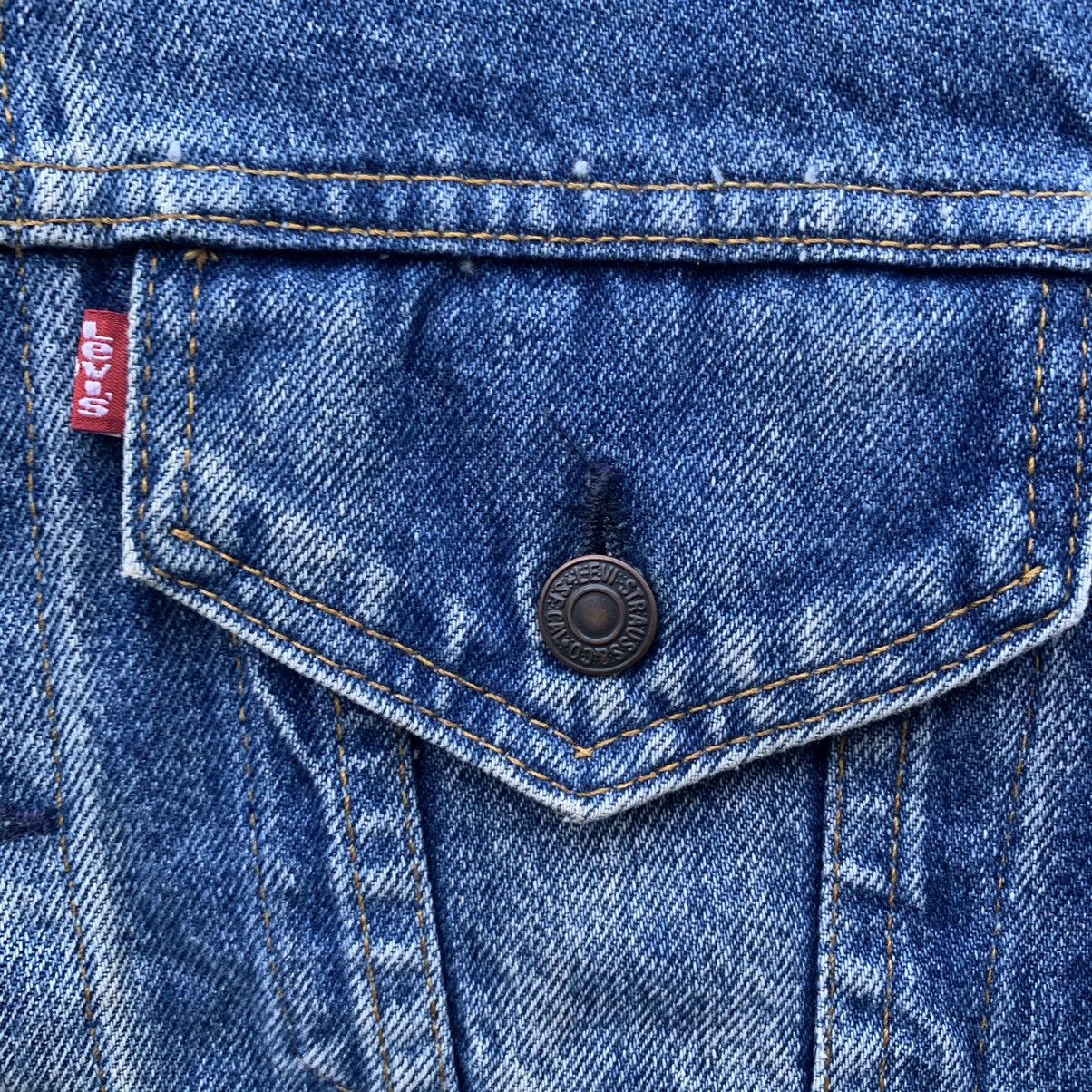 Levi's × Levi's Vintage Clothing × Vintage Vintage 1980’s Vintage LEVI’S Denim Trucker Jacket Size US M / EU 48-50 / 2 - 5 Thumbnail