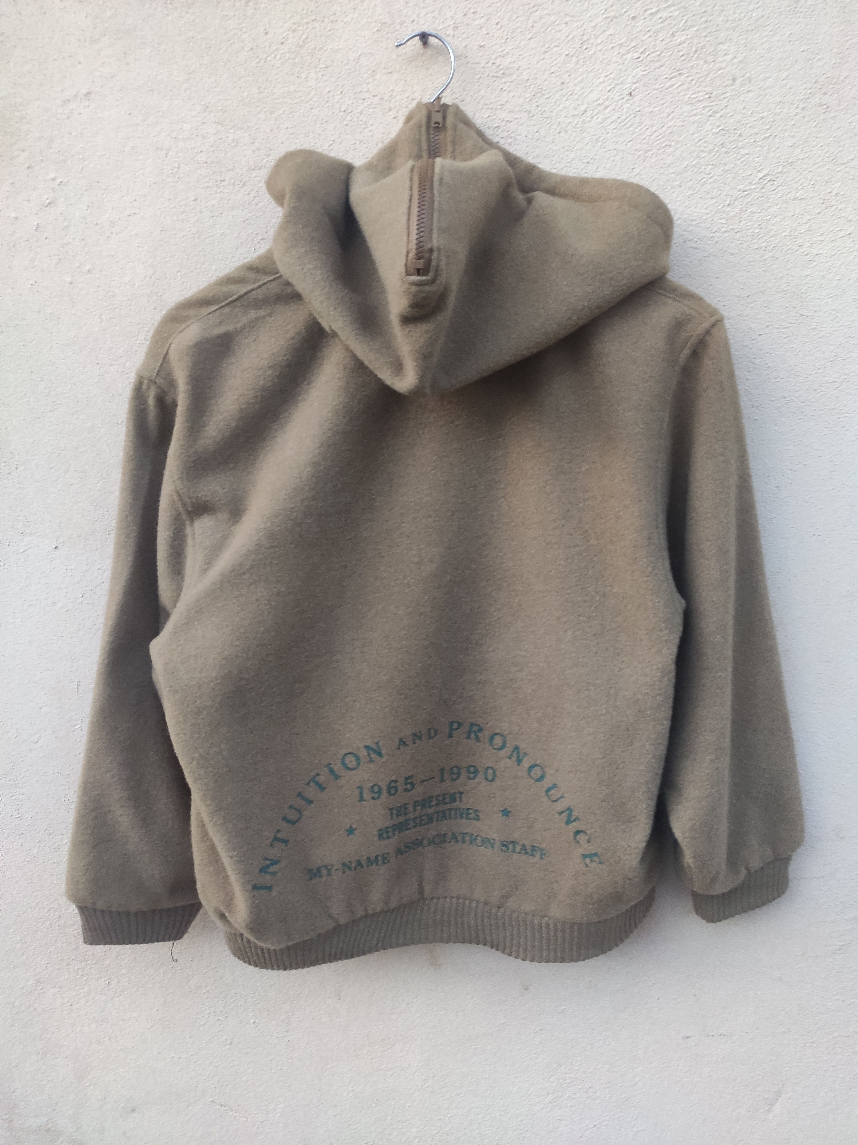 Japanese Brand Vintage 80s Japanese Street fashion jacket wool reversible Size US S / EU 44-46 / 1 - 3 Thumbnail