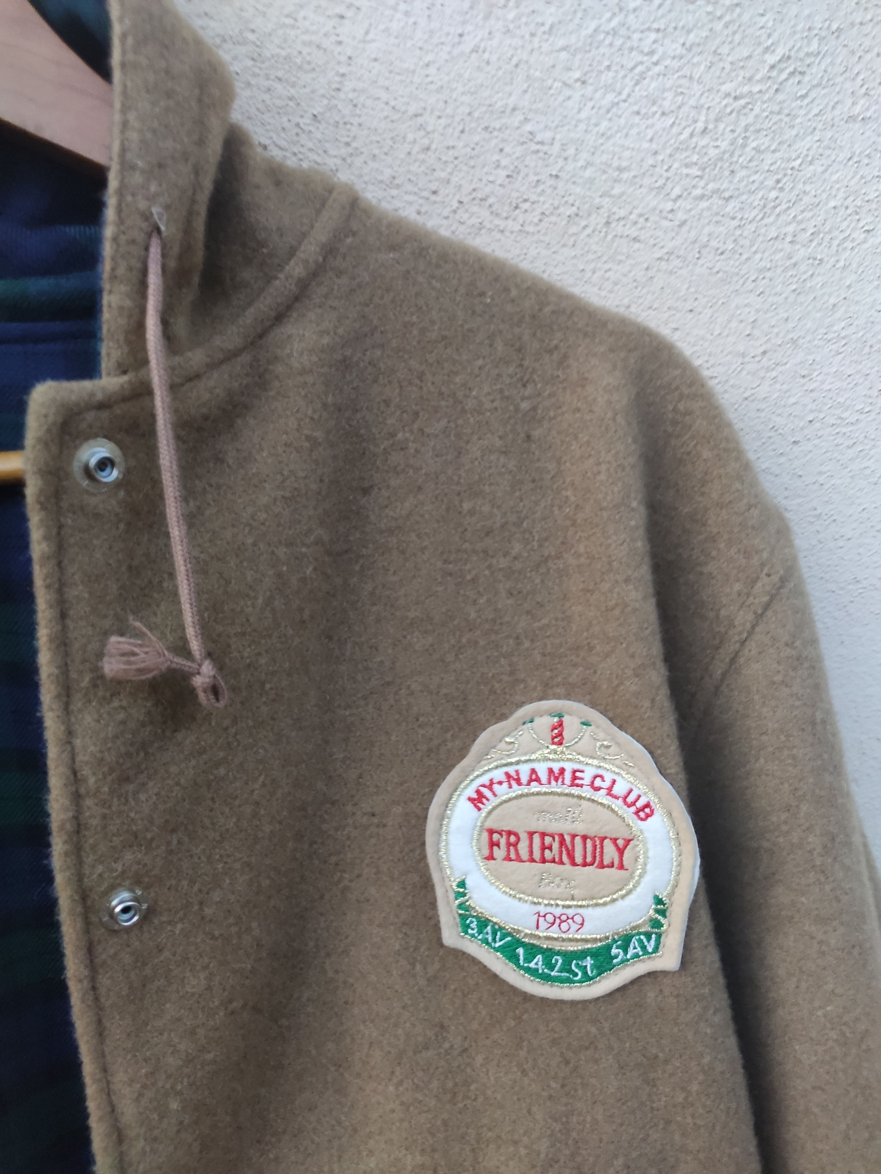 Japanese Brand Vintage 80s Japanese Street fashion jacket wool reversible Size US S / EU 44-46 / 1 - 2 Thumbnail