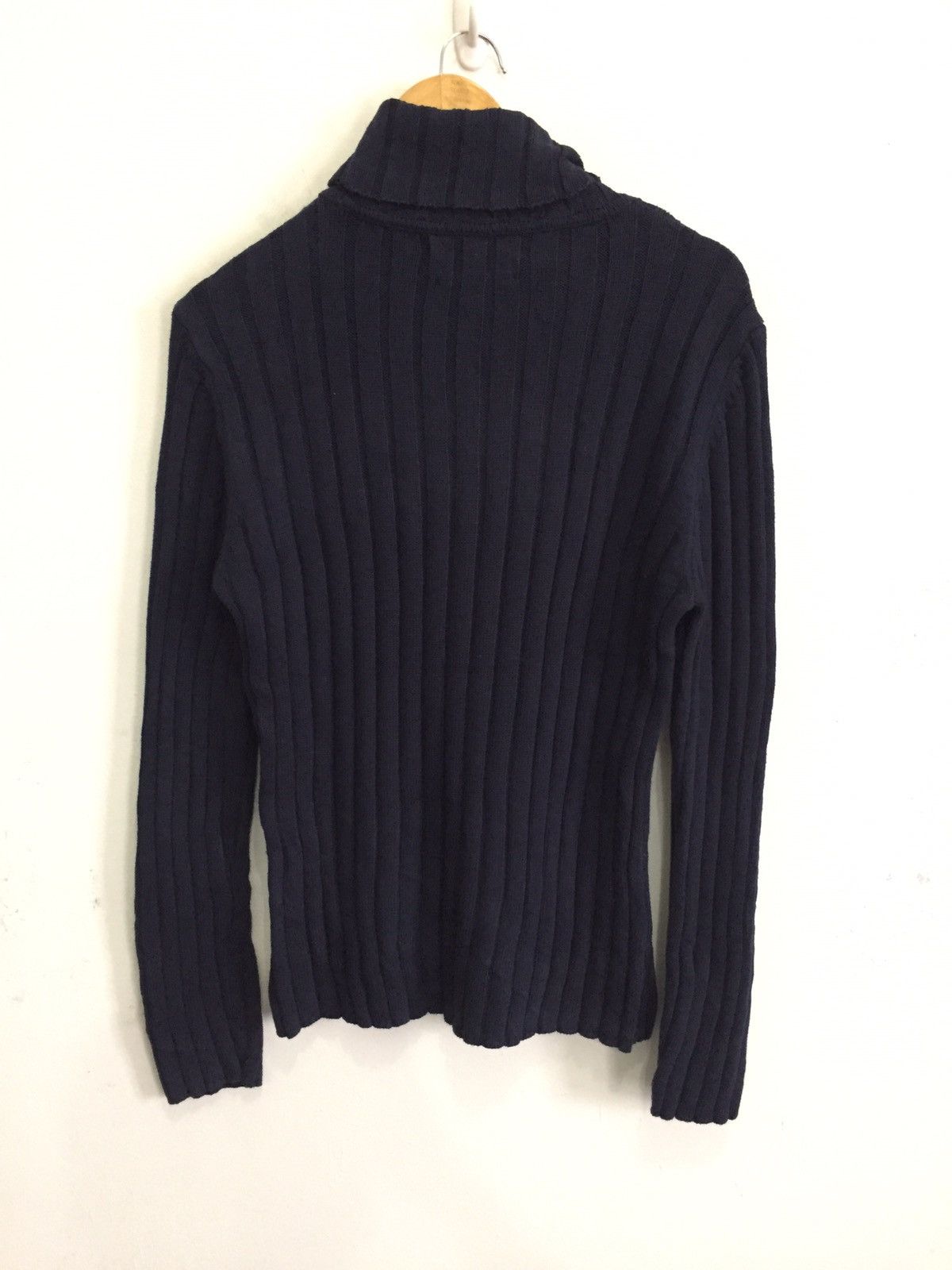 Tommy Hilfiger Chest Trademark Flag Logo Turtle Neck Knitwear Jumper Size US M / EU 48-50 / 2 - 4 Thumbnail