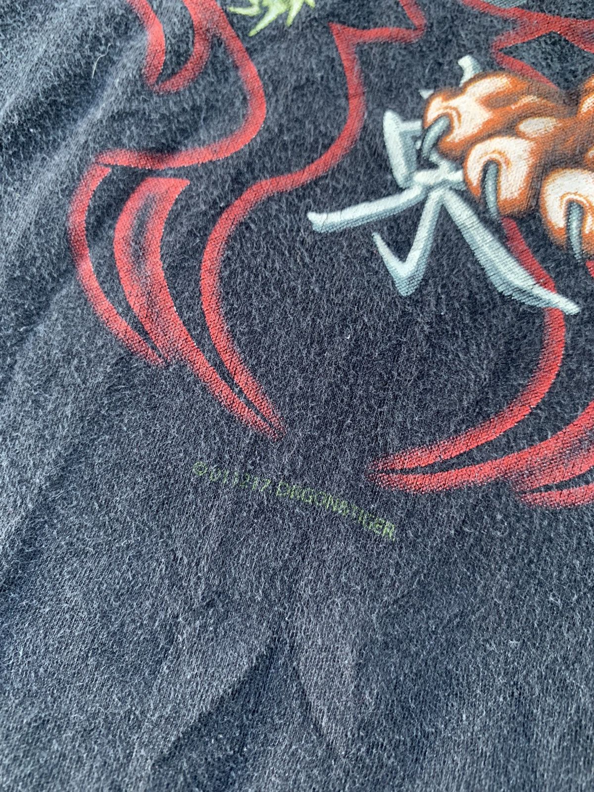 If Six Was Nine Vintage Guardians Of Paradise Dragon & Tiger Long Sleeve Size US XL / EU 56 / 4 - 5 Thumbnail