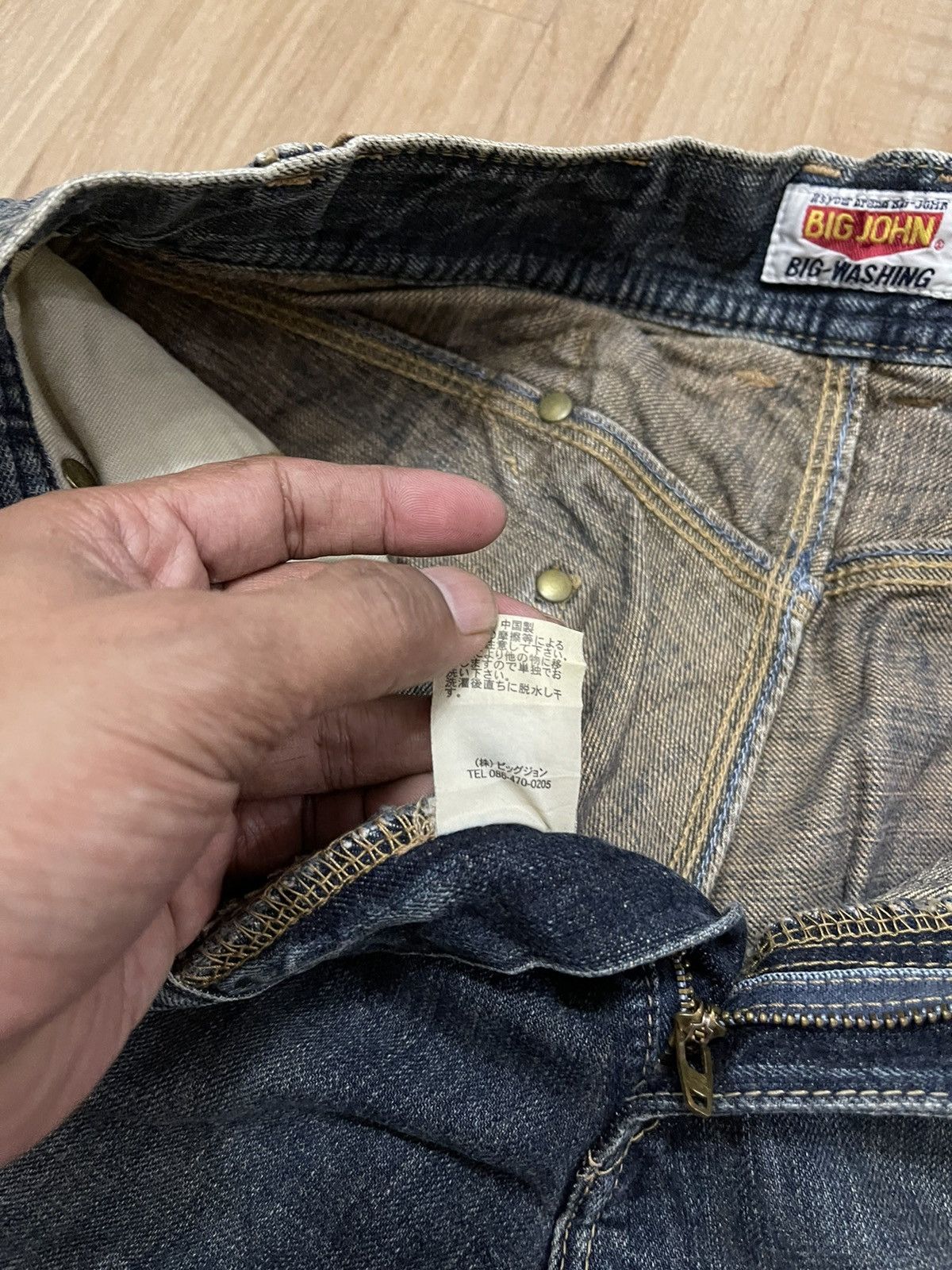Vintage Vintage Big John buckle back carpenter denim Size US 30 / EU 46 - 4 Thumbnail