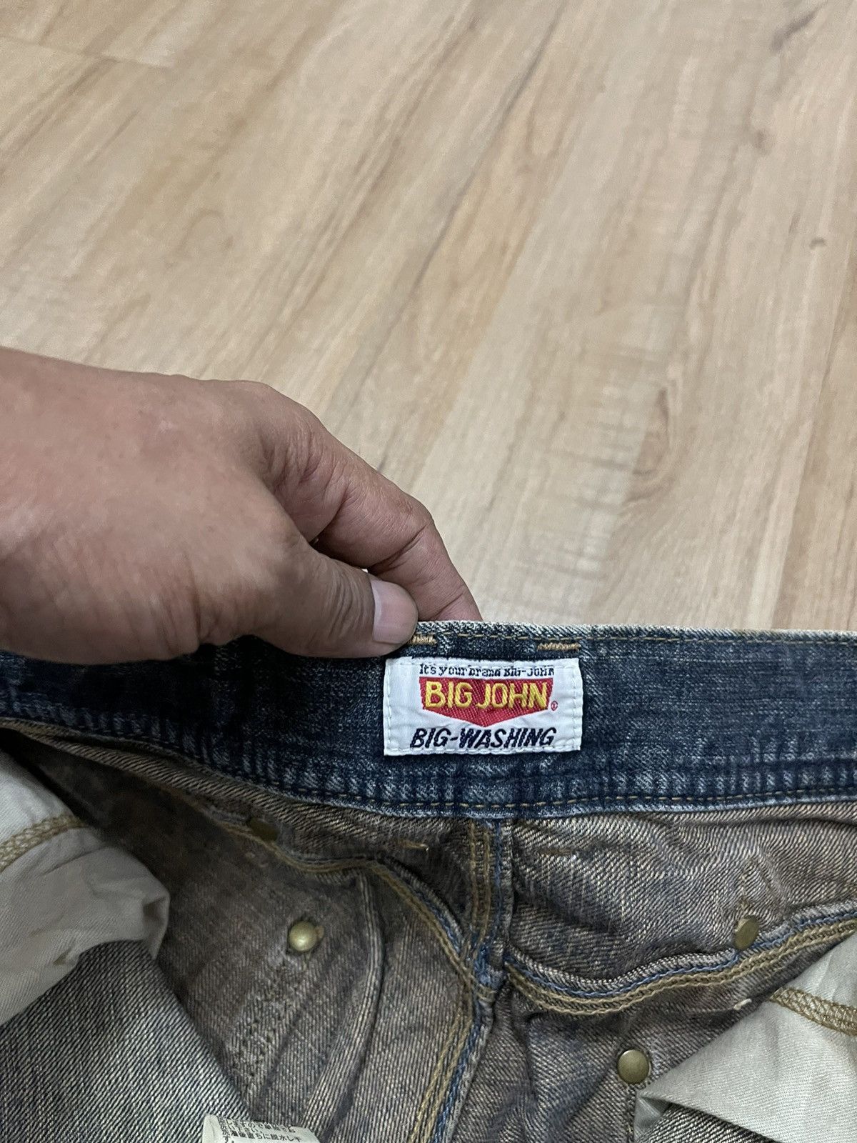 Vintage Vintage Big John buckle back carpenter denim Size US 30 / EU 46 - 5 Thumbnail