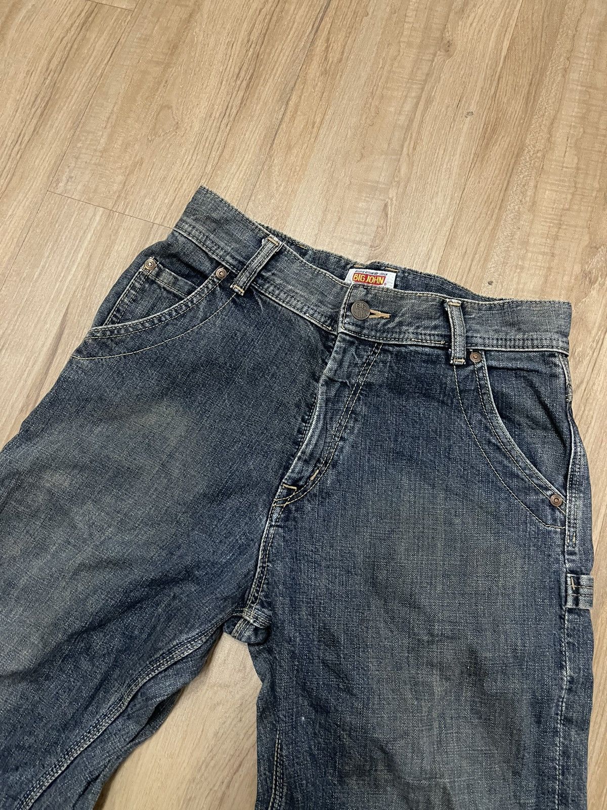 Vintage Vintage Big John buckle back carpenter denim Size US 30 / EU 46 - 3 Thumbnail